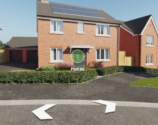 3D siteplan - street view